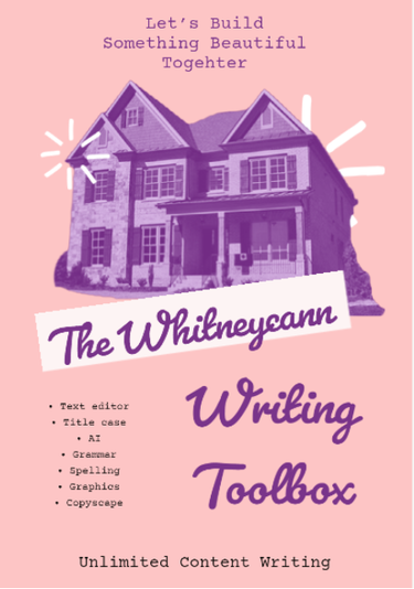 whitneycann writing toolbox unlimited content writing